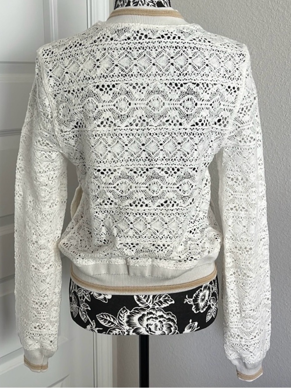Chelsea & Theodore lace bomber jacket - Picture 2 of 13